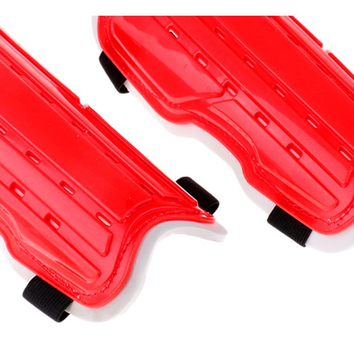 Football Shin Guard Pads Vermelho