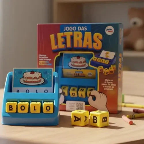 Brinquedo Educativo Jogo Das Letras - Paki Toys