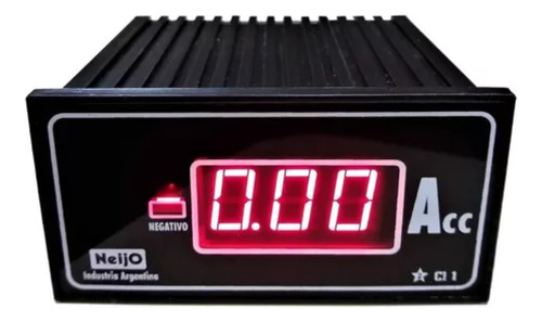 Amperímetro Digital 10 Amp Cc P/tablero Neijo Ac548