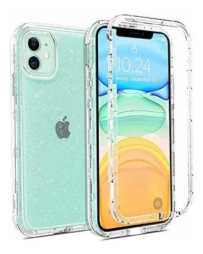 Funda Transparente Para iPhone 11 Con Protector De Pantalla