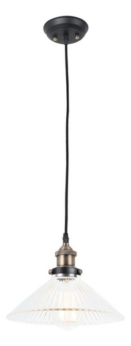 Lámpara Colgante Candil De Techo Estevez Moderna Decorativa Color Negro