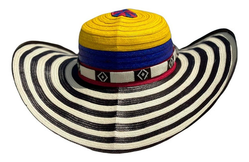 Sombrero 23 Fibras Exclusivo Colombiano Copa Tricolor