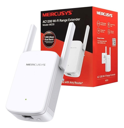 Extensor De Red Wi-fi Mercusys Me30 Ac1200 Dual Band 1.2mbps