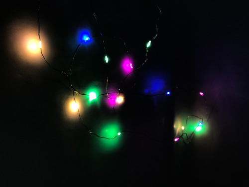 Guirnalda Microled 50 Leds Càlido 5m Para Regalo Navidad