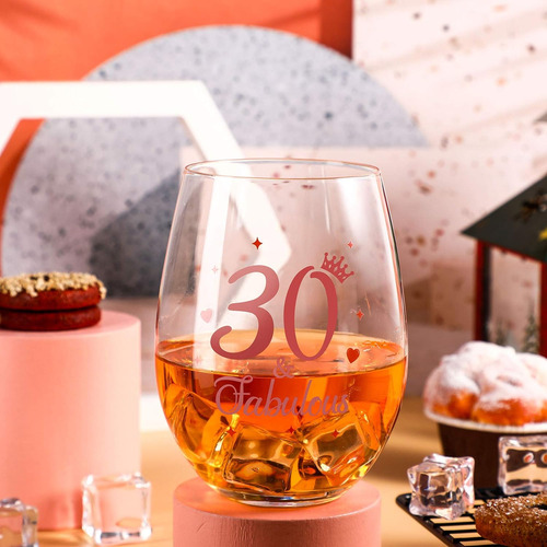Copa De Vino Sin Tallo, Copa De Vino De Color Oro Rosa, Rega