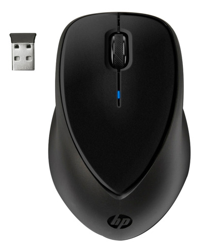 Imagen 2 de 9 de Mouse Inalambrico Hp Confort Grip Negro Wireless Windows Mac