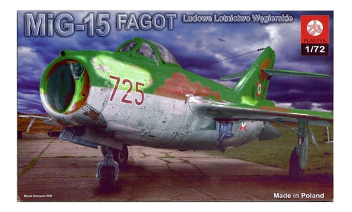 Avion A Escala Mig-15 Fagot Plastyk 1:72