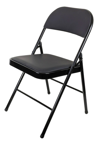 Silla Plegable Metálica Resistente, Con Asiento Y Respaldo Acolchados - Ideal Eventos, Conferencias, Etc