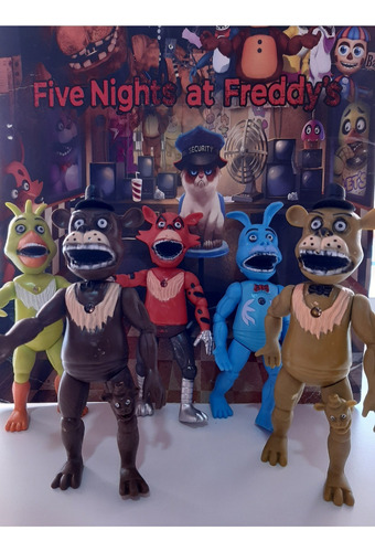 Blister Muñecos Figuras Five Nights Freddy X4 