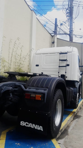 Scania P114 330, 4x2, Branco, Ano 2000
