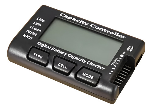 2.1 Rc Cell Meter-7 Verificador De Capacidade Da Bateria Dig
