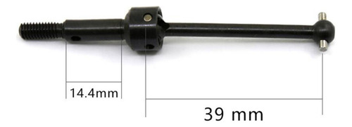 2 X 2x Eje De Transmisión De Acero Compatible Con Tamiya