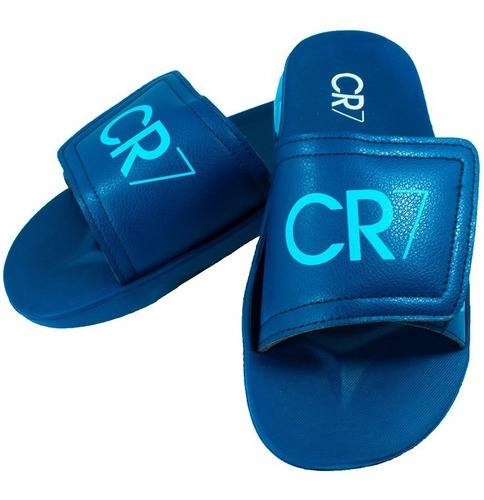Imagen 4 de 4 de Sandalias Casual Cr7 Navy/azul Cr708na Moletto