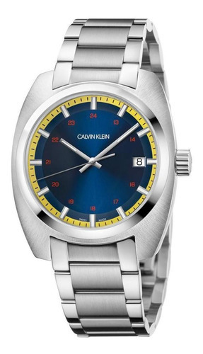 Reloj Calvin Klein Achieve K8w3114n de acero plateado para hombre