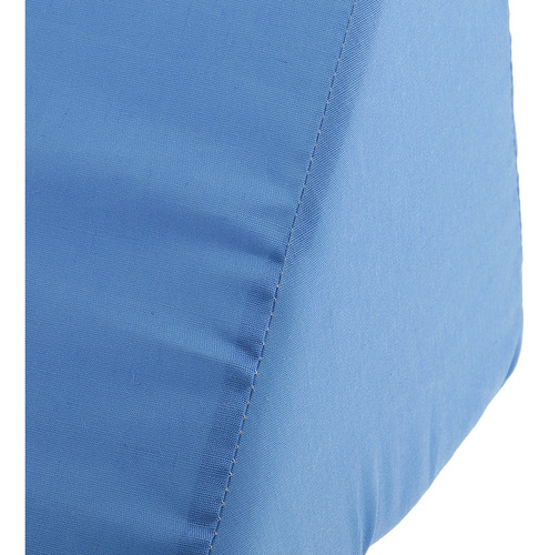 Almohada De Cuña De Cama Blanca 20x10x5.5 Pulgadas Azul