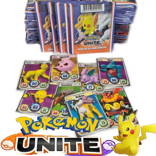 ABRINDO CARTAS POKÉMON UNITE 