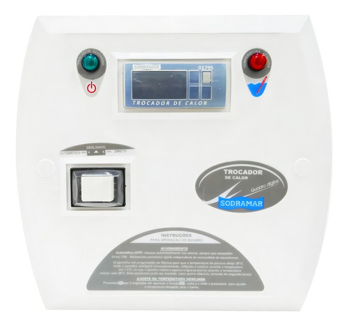 Trocador De Calor Sd130 Sodramar 220v Trifásico Com Quadro