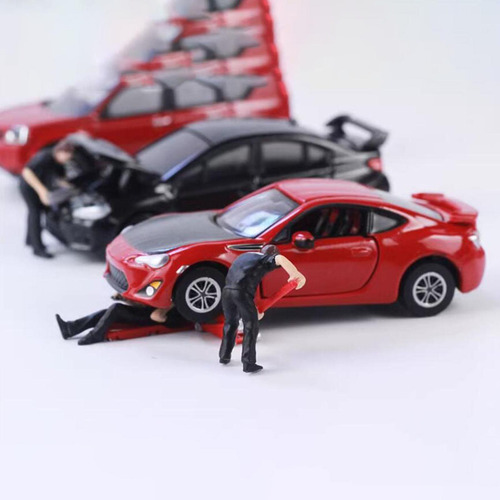 4 Figuras De Diorama A Escala 1/64 Para Kits De