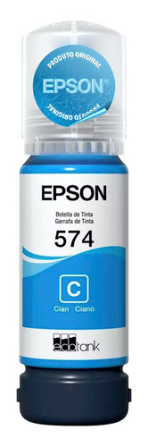 Tinta Refil T574 Ciano Original Epson L8050 L18050