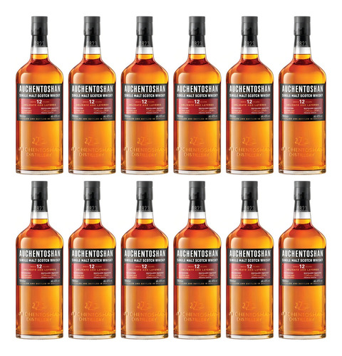 Pack De 12 Whisky Auchentoshan 12 Años 700 Ml