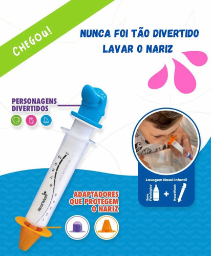 Higienizador Lavagem Nasal Bebê E Criança Seringa