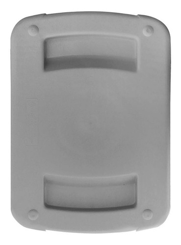 Pack 2 Cestos 65 L Verde Y Gris Con Tapa Balancín Lateral