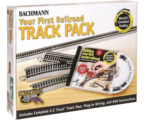 Vías De Ferrocarril Bachmann, Snap-fit E-z Track,45 Piezas