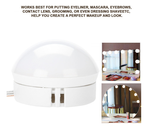 Bombilla Led Regulable Para Espejo De Maquillaje, Tonos Cáli