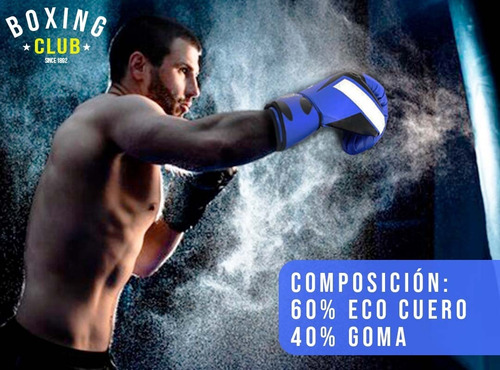 Imagen 4 de 10 de Guantes De Boxeo Boxing Club Ventilados Ajustables Reforzado