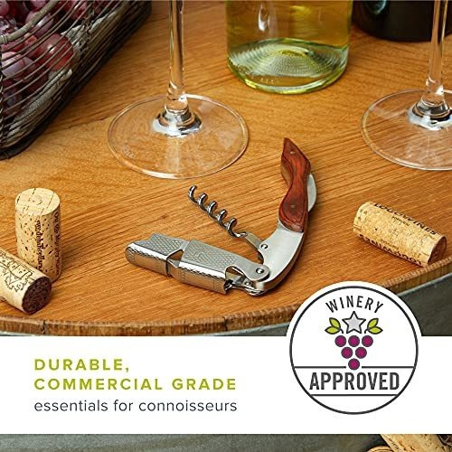Sacacorchos De Camarero True Sommelier, Mango De Acero,