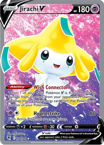 Jirachi V Full Art Carta Pokémon Original+10 Cartas+regalos