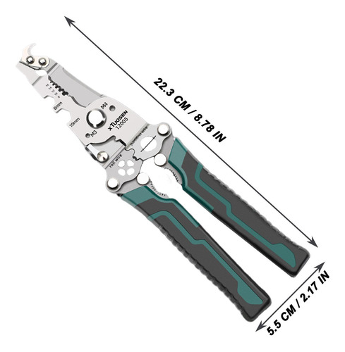 Alicates Cortadores De Cables Pelacables Plegables Cortador