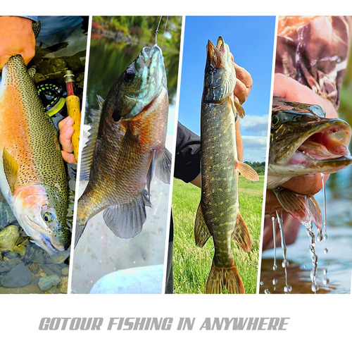 Gotour Señuelos De Pesca, Cebo De Baño Multiarticulado De Ta