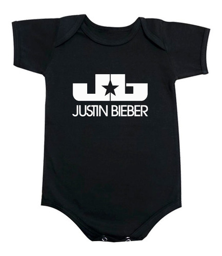 Body Justin Bieber Bebê Bori Roupinha Camiseta Infantil