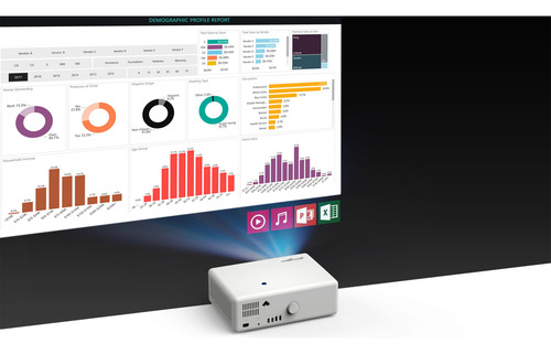 Proyector Vivibright D5000 1080p 8000 Lúmenes Wifi Bluetoot