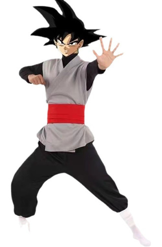 Halloween Dragon Ball Super Mars Cos Disfraz Negro Goku