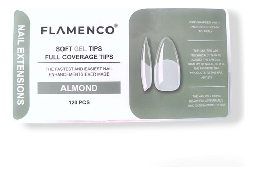 120 Tips Softgel Flamenco Almendra 