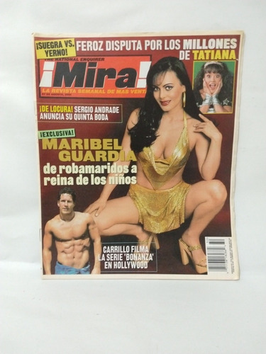 Revista Mira Maribel Guardia Agosto 2001