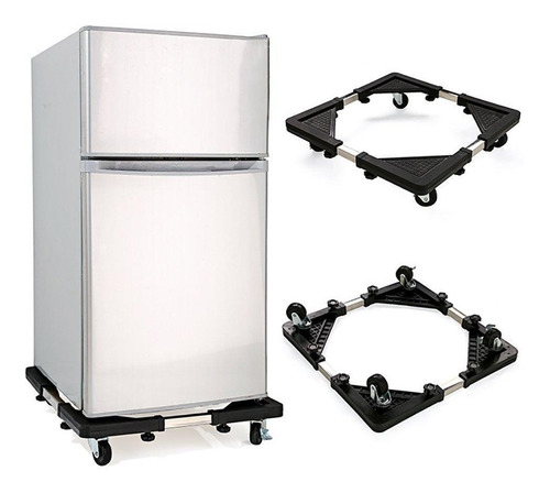 Soporte Base Ajustable Con Ruedas Mover Electrodomesticos