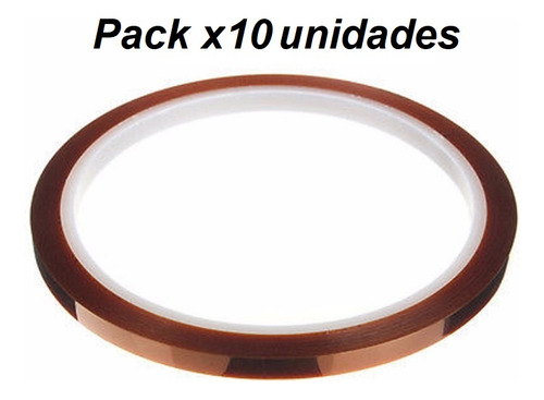 Cinta Térmica 5mm Pack X10 P/ Sublimado Resistente Al Calor