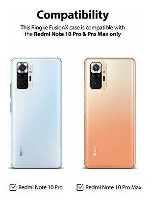 Funda Para Xiaomi Redmi Note 10 Pro Ringke Fusion-x Cammo