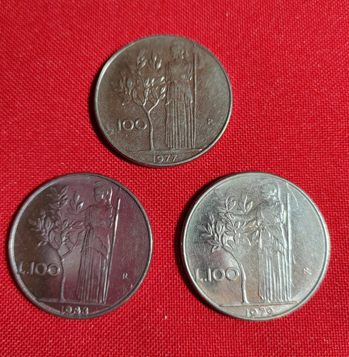 Lote De Monedas Italianas, Liras.