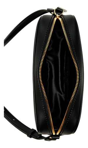 Bolsa Guess Factory Vg979514-bla Acabado de los herrajes Níquel Color Negro Correa de hombro Negro Diseño de la tela Lisa