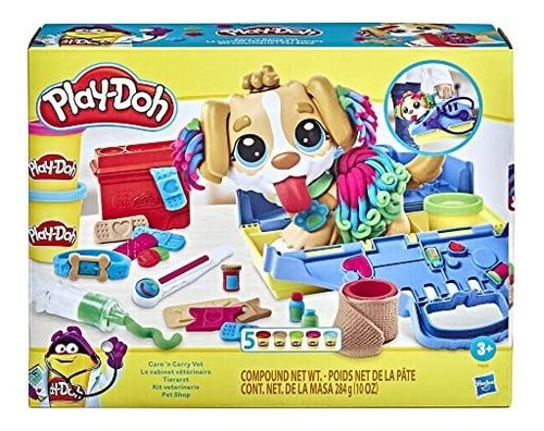 Play-doh Care 'n Carry Vet Playset Para Niños 3 Años 7xlv5