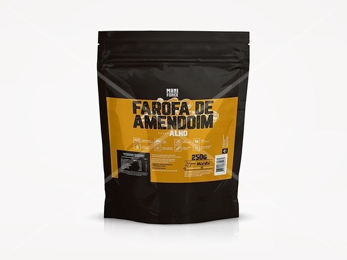 Farofa Fit De Amendoim Sabor Alho - 250g