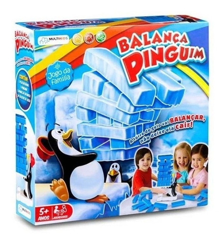 Jogo Torre De Gelo Balança Pinguim - Br1289