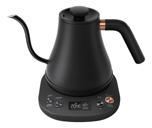 Electric Gooseneck Kettle With Lcd Display Automatic Sh...