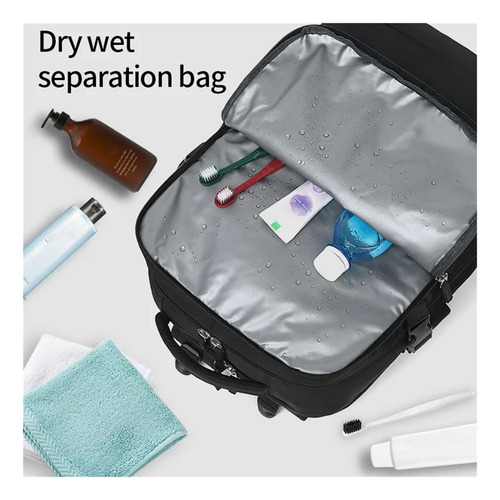 Large Capacity Dry And Wet Separation Backpack Multi-functional 40*20*25 Travel Waterproof Mommy Backpack
