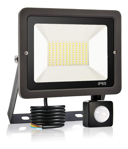 Reflector Exterior Led 20w Apple Sensor De Movimiento Unilux