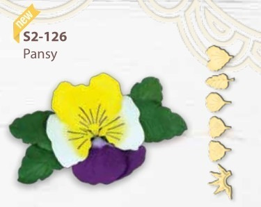 Imagem 2 de 2 de Shapeabilties Create A Pansy Etched Dies